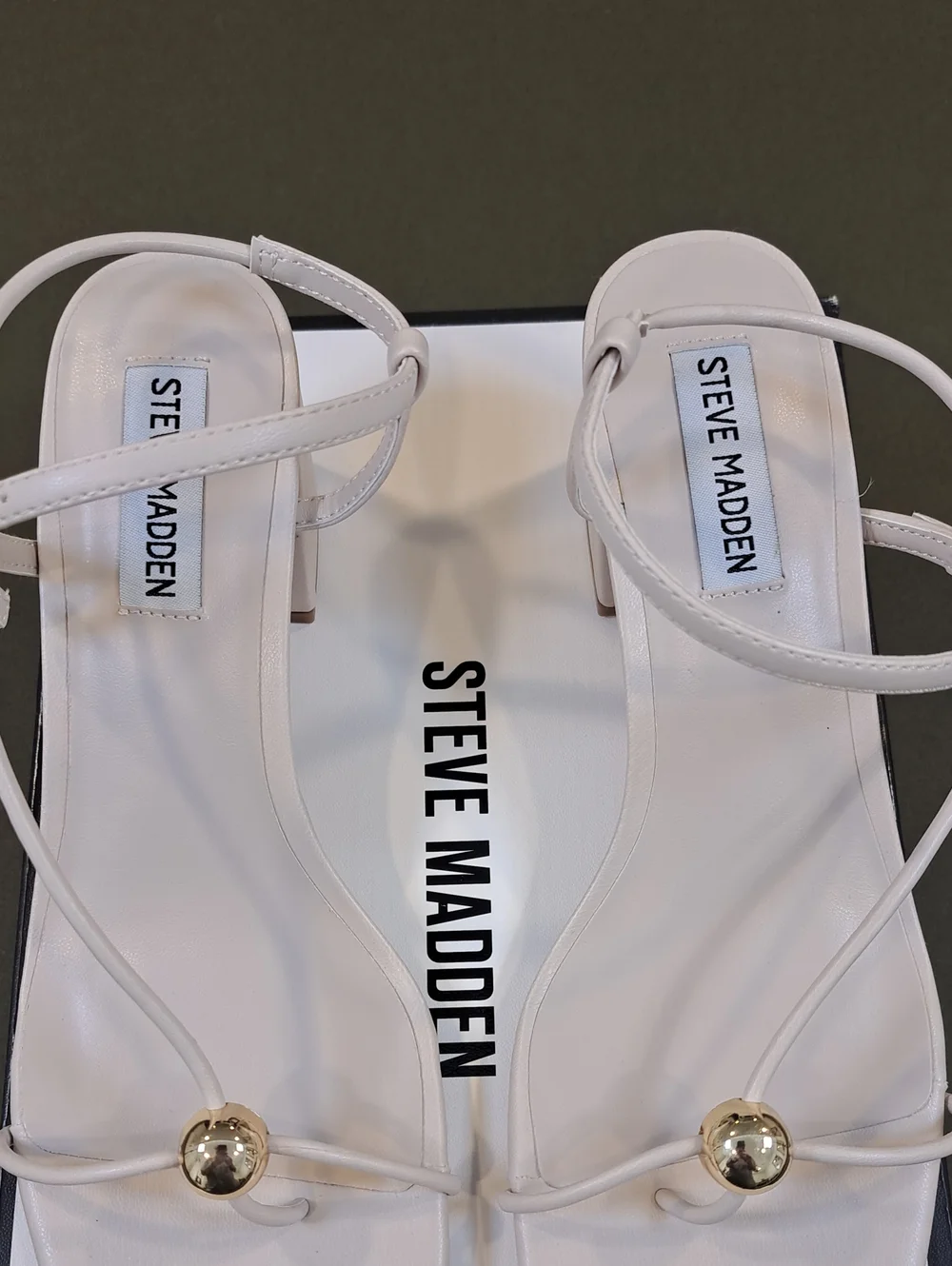 Steve Madden Ariaa Sandal - Color: Bone - Size: 8